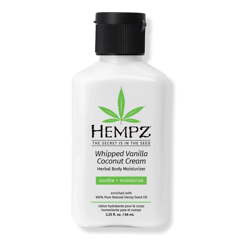 Hempz Whipped Vanilla & Coconut Cream Body Moisturizer - oz