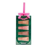 Polite Society Naughty & Nice Neutrals 4 Travel Size Glossy Lip Balms