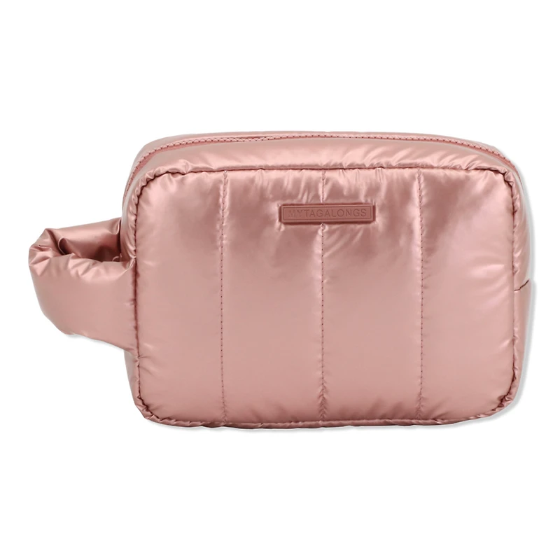 MYTAGALONGS Metallic Cosmetic Pouch