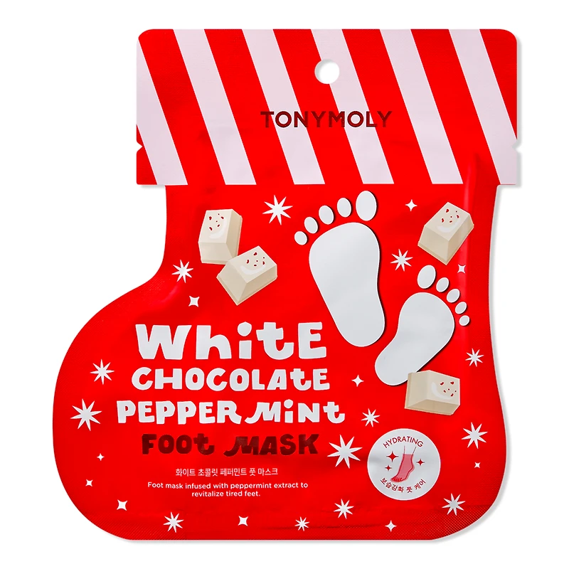 TONYMOLY White Chocolate and Peppermint Hydrating Foot Mask