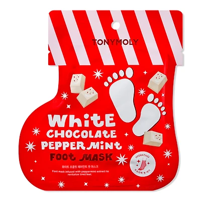 TONYMOLY White Chocolate and Peppermint Hydrating Foot Mask