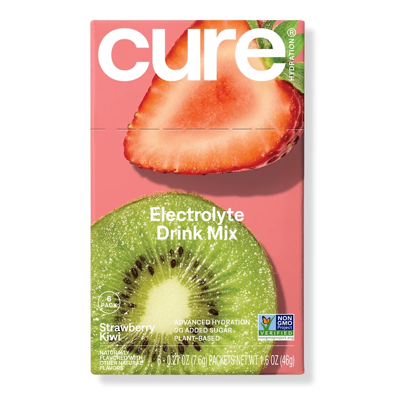 Cure Hydration Electrolyte Drink Mix Strawberry Kiwi