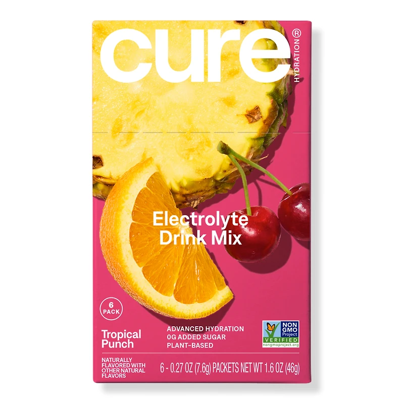 Cure Hydration Electrolyte Drink Mix Tropical Punch