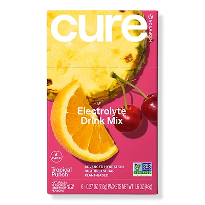Cure Hydration Electrolyte Drink Mix Tropical Punch