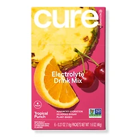 Cure Hydration Electrolyte Drink Mix Tropical Punch