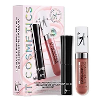 IT Cosmetics Unwrap Effortless Color Mascara & Lip Gloss Makeup Gift Set