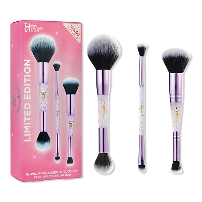 IT Brushes For ULTA Airbrush Limited Edition Dual-Ended Face & Eye Brush Trio