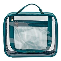 Tartan + Twine Transparent Teal Deluxe Weekender