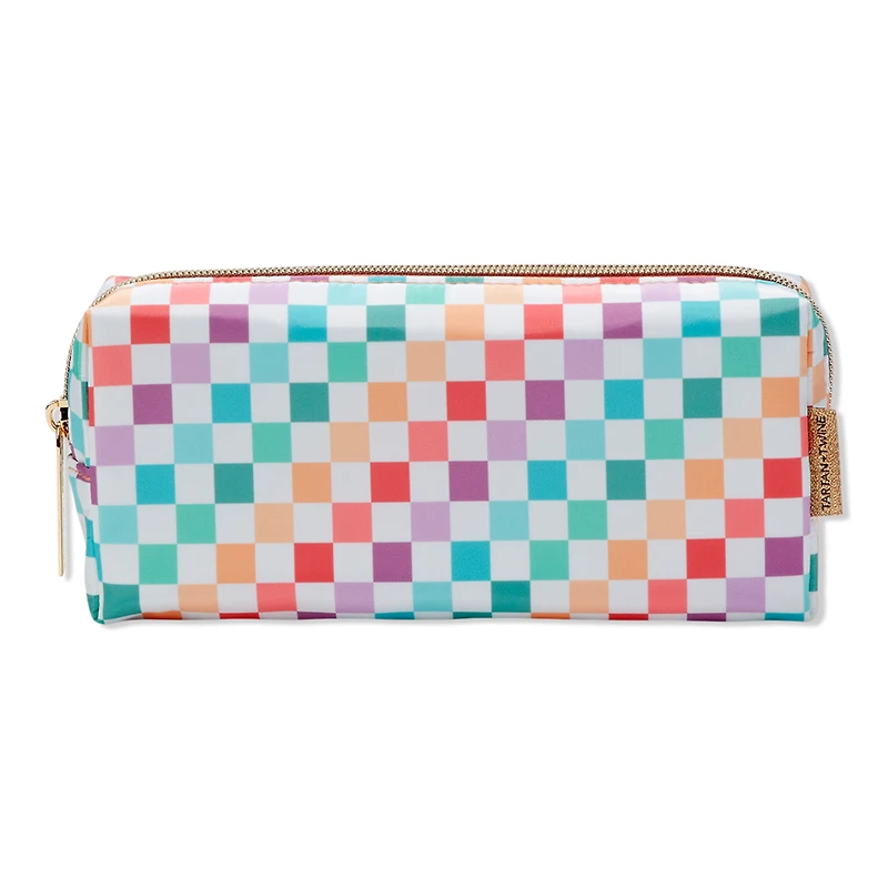 Tartan + Twine Checkered Pencil Case
