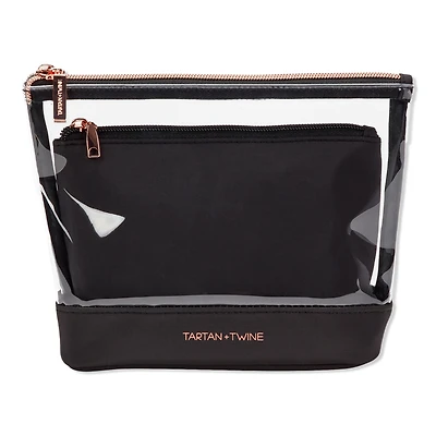 Tartan + Twine Basics 2 Piece Clear Clutch Set