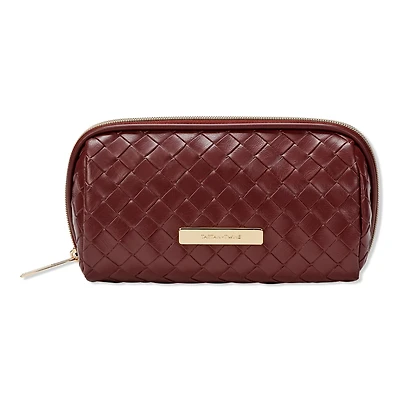 Tartan + Twine Burgundy Pencil Case