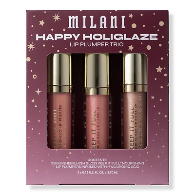 Milani HAPPY HOLIGLAZE – Keep It Full Nourishing Lip Plumpers Set