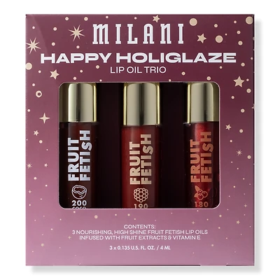 Milani HAPPY HOLIGLAZE - Fruit Fetish Lip Oils Set