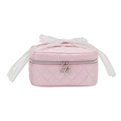 Tartan + Twine Wicked Quilted Train Case With Bow