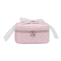 Tartan + Twine Wicked Quilted Train Case With Bow