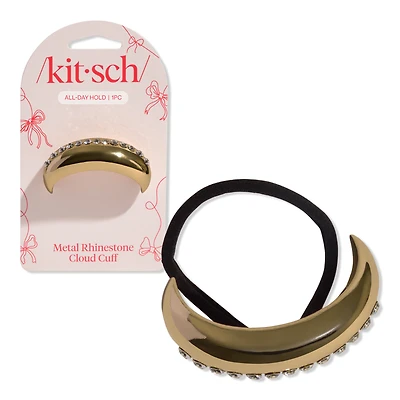 Kitsch Metal Rhinestone Medium Cloud Cuff