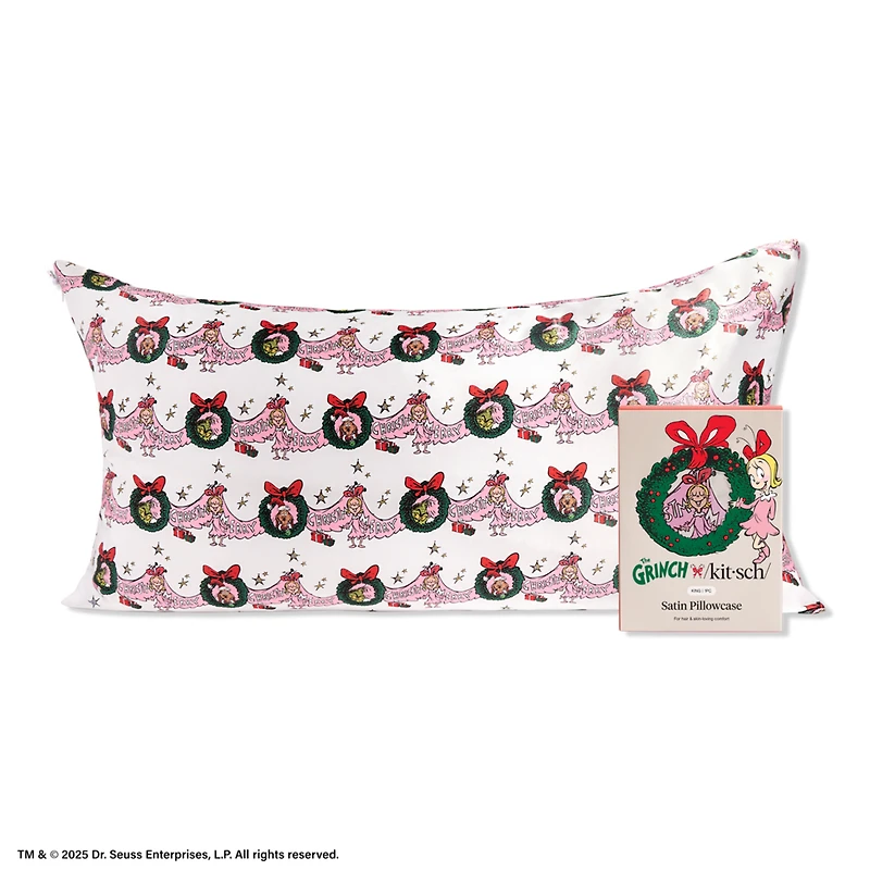 The Grinch x Kitsch King Satin Pillowcase 