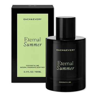 Each & Every Eternal Summer Coconut & Lime Natural Fragrance Body & Hair Mist