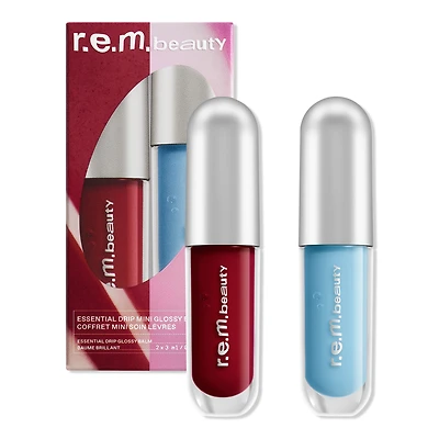 r.e.m. beauty Mini Essential Drip Glossy Balm Duo - Cherry Cola and Cotton Candy