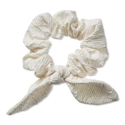 Scunci Jacquard Bow Scrunchie