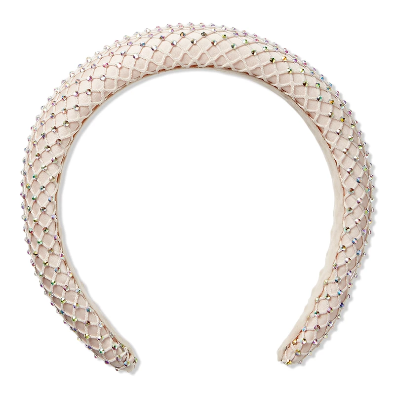Scunci Headband with Iridescent Stones