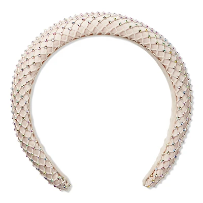 Scunci Headband with Iridescent Stones