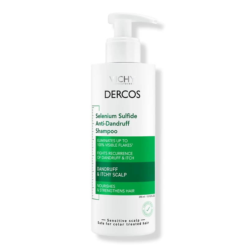 Vichy Dercos Selenium Sulfide Anti-Dandruff Shampoo - oz