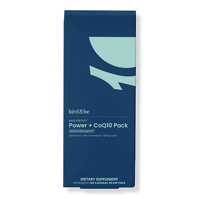 Bird&Be Male Fertility Power + CoQ10 Pack