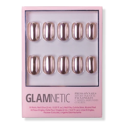 Glamnetic Rose Gold Press-On Nails