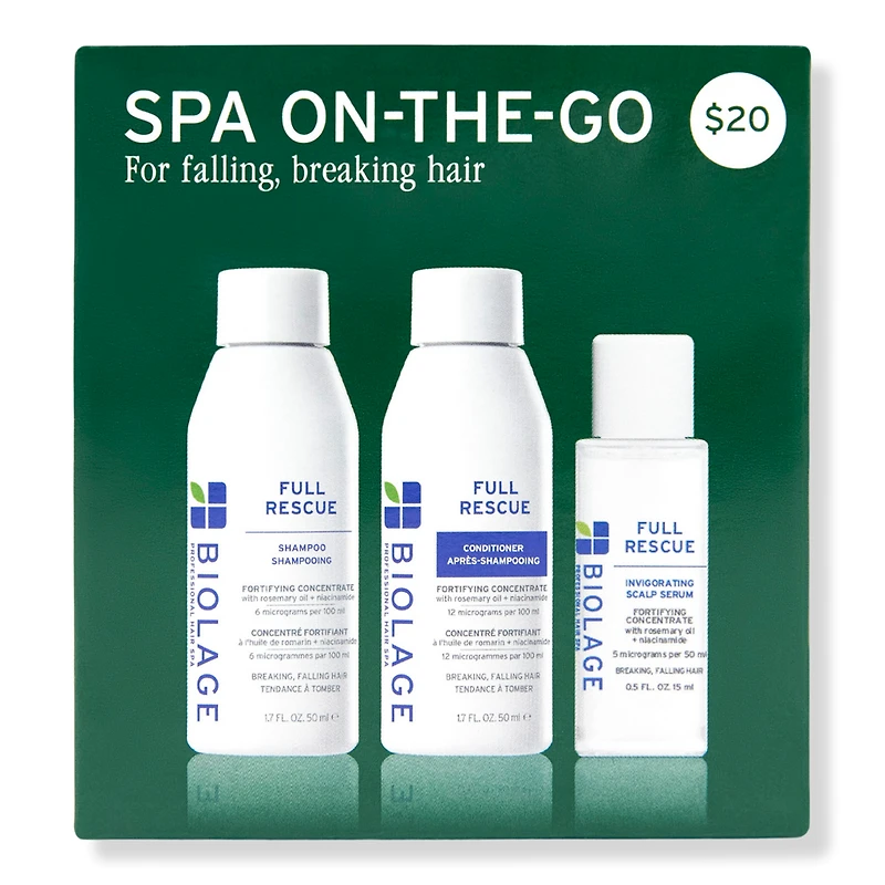 Biolage Full Rescue Spa On-The-Go Minis Hair Kit