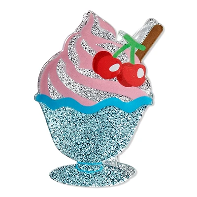 Scunci Ice Cream Sundae Claw Clip