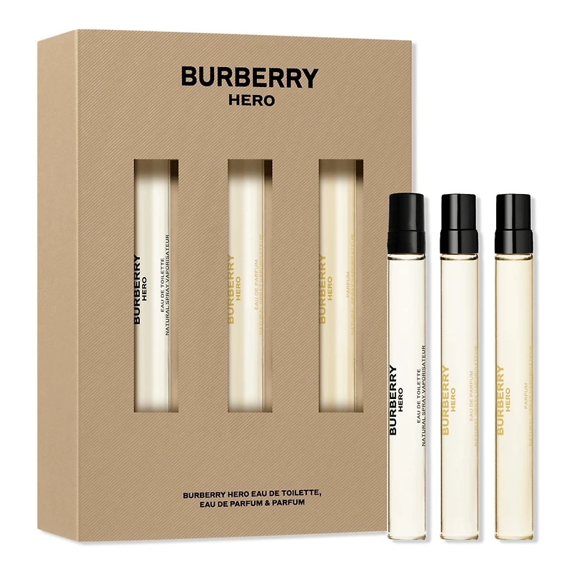 Burberry Hero Travel Spray Cologne 3-Piece Gift Set