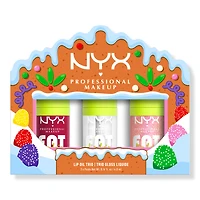 NYX Professional Makeup Holiday Fat Oil Lip Gloss Trio Kit - Fat Oil Lip Drop
