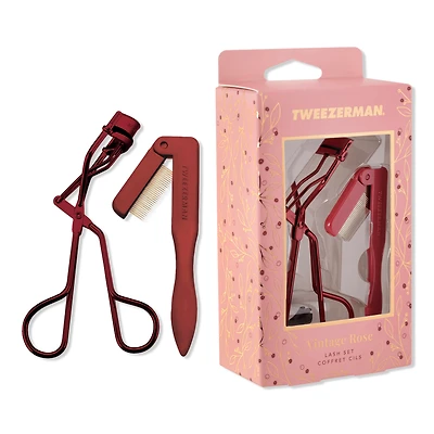 Tweezerman Vintage Rose Lash Gift Set