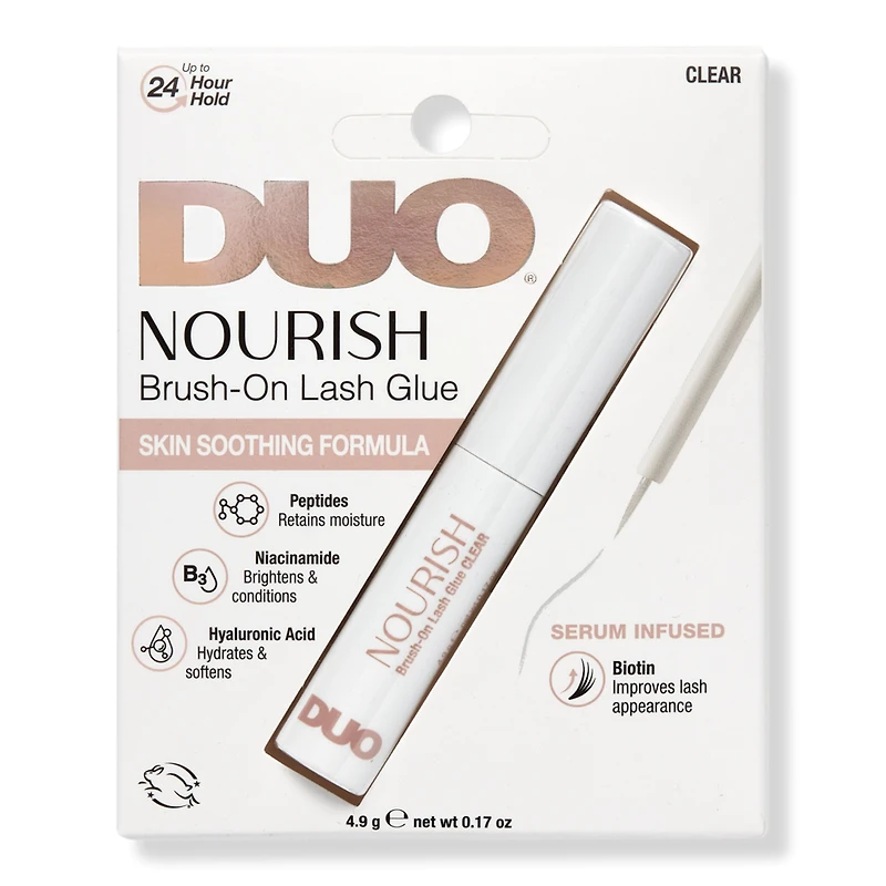 Ardell DUO Nourish Brush-On Lash Glue in Clear