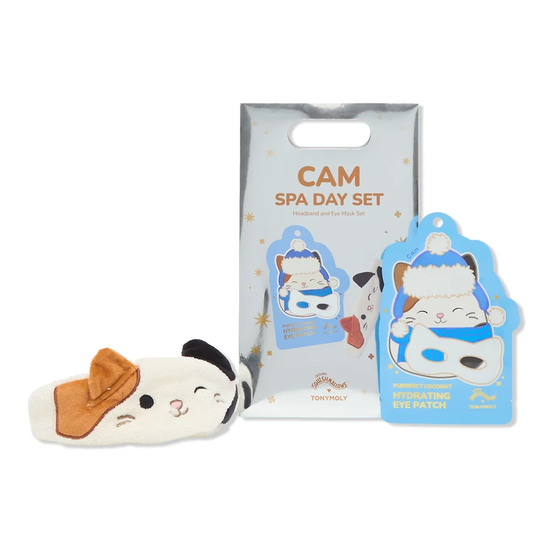 TONYMOLY Squishmallows Cam Eye Mask and Headband Set