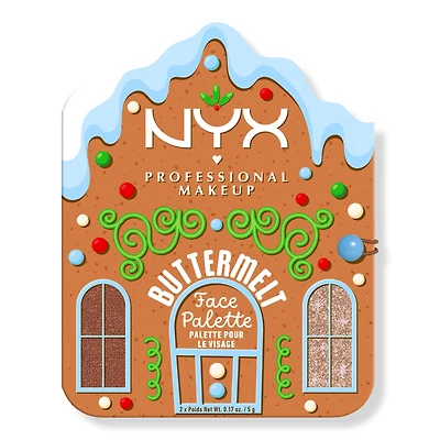 NYX Professional Makeup Buttermelt Face Palette Blush & Highlighter Duo 