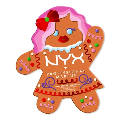 NYX Professional Makeup Holiday Gingerbaddie Eyeshadow Palette