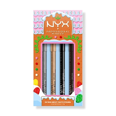 NYX Professional Makeup Holiday Eye Candy Epic Wear Liner Stick Kit