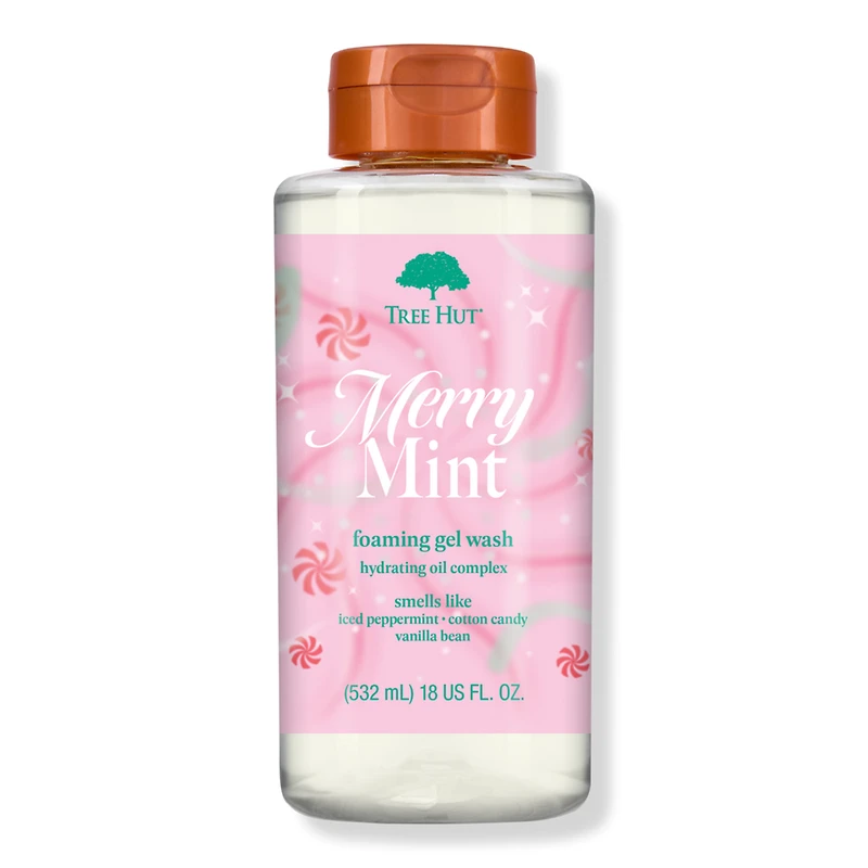 Tree Hut Merry Mint Foaming Gel Body Wash
