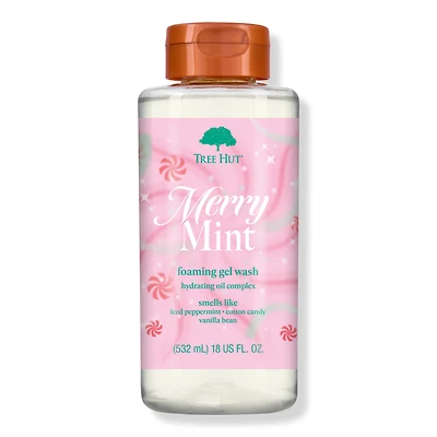 Tree Hut Merry Mint Foaming Gel Body Wash