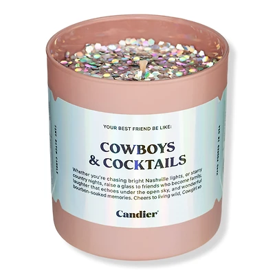 Candier Cowboys & Cocktails Candle