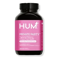 Hum Nutrition Private Party Vaginal Probiotics for pH Balance & Urinary Tract Health