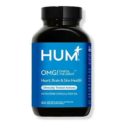 Hum Nutrition OMG! Omega The Great For Brain, Heart + Skin Health Support