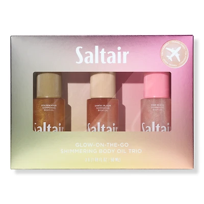 Saltair Glow-On-The-Go Mini Shimmering Body Oil Trio