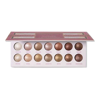 LAURA GELLER The Delectables 14 Multi-Finish Baked Eyeshadows Soho Shimmers