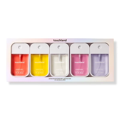 Touchland Limited Edition Power Mist Hydrating Hand Sanitizer Luscious 5-set