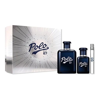 Ralph Lauren Polo 67 Eau de Toilette Men's Holiday Trio Giftset