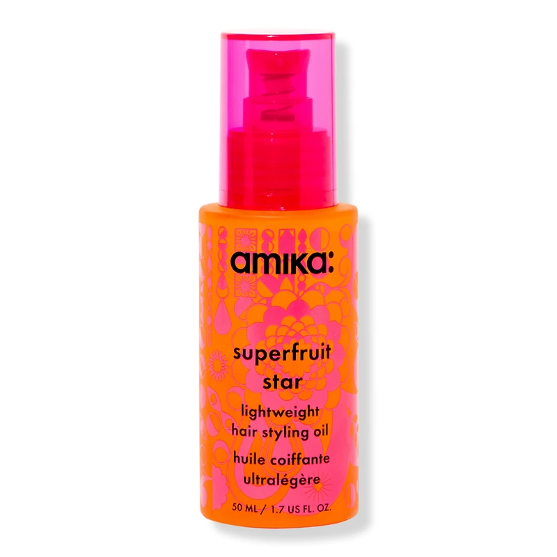 amika Superfruit Star Lightweight Hair Styling Oil - oz