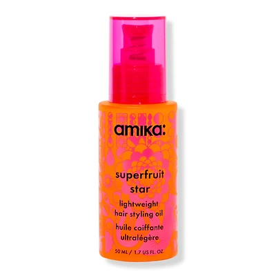 amika Superfruit Star Lightweight Hair Styling Oil - 1.7 oz